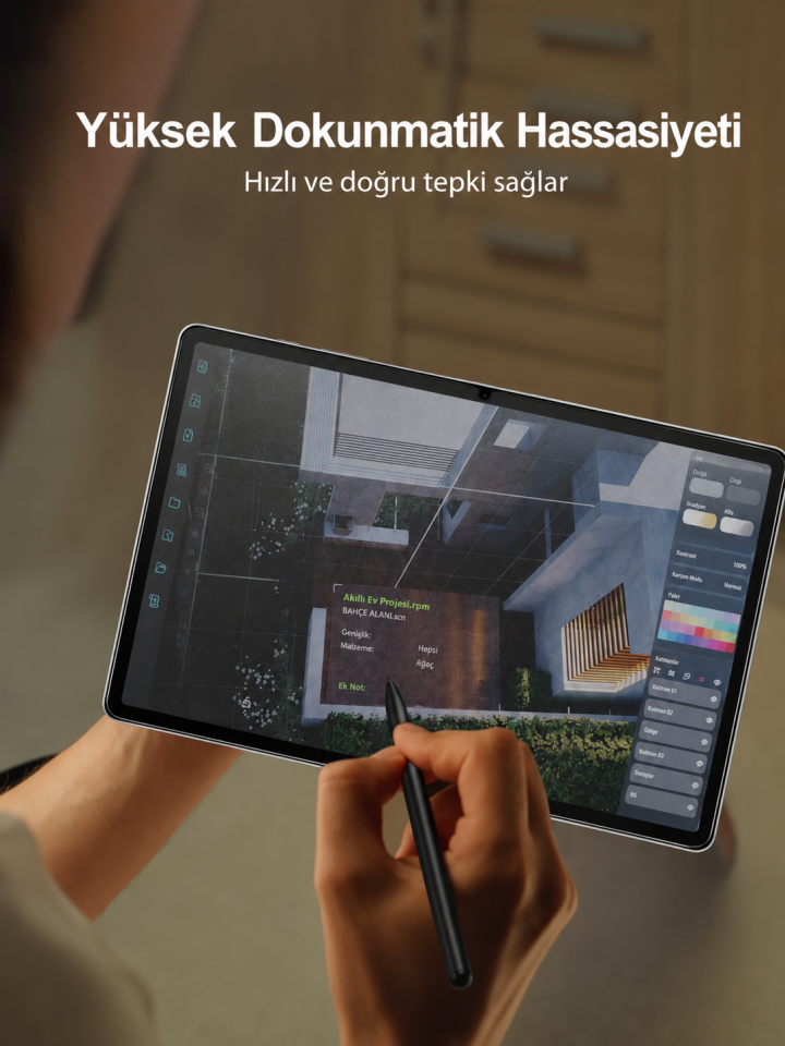 Apple iPad Air 4 10.9 Inc Kolay Uygulama Aparatlı Mat Temperli 2'li Cam Ekran Koruyucu (Kutulu) - 2 Adet