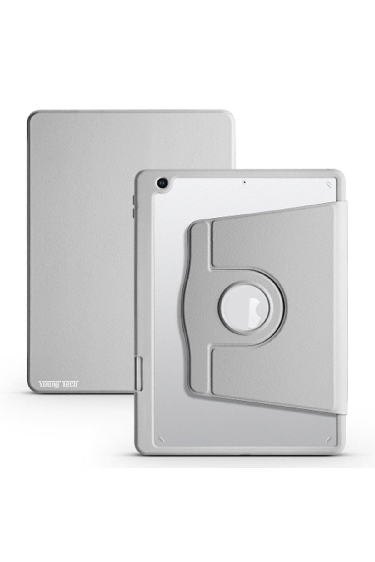 Apple iPad 8. Nesil 10.2 (2020) Yatay Standlı Dönebilen Kalemlikli Darbe Dayanıklı Kılıf A2270 A2428 A2429 A2430