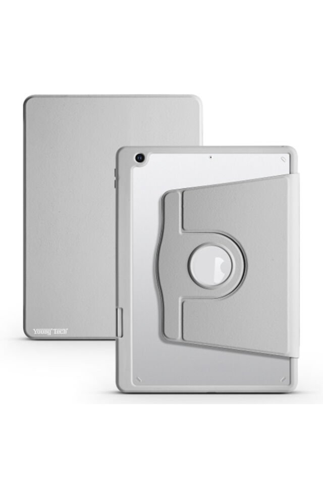 Apple iPad 8. Nesil 10.2 (2020) Yatay Standlı Dönebilen Kalemlikli Darbe Dayanıklı Kılıf A2270 A2428 A2429 A2430