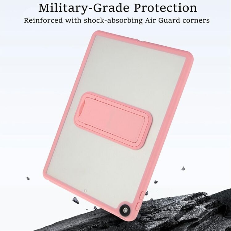 Apple iPad 9. Nesil (2021) 10.2 Uyumlu Yatay Stand Olabilen Antishock Köşe ve Kamera Korumalı Arka Yüzeyi Mat Threxi Kılıf A2602 A2604