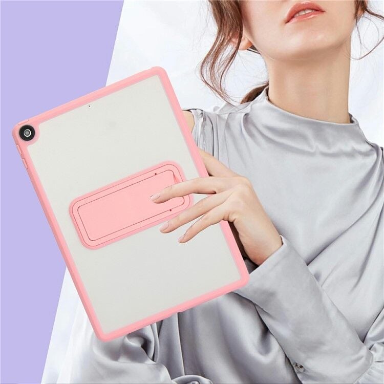 Apple iPad 9. Nesil (2021) 10.2 Uyumlu Yatay Stand Olabilen Antishock Köşe ve Kamera Korumalı Arka Yüzeyi Mat Threxi Kılıf A2602 A2604