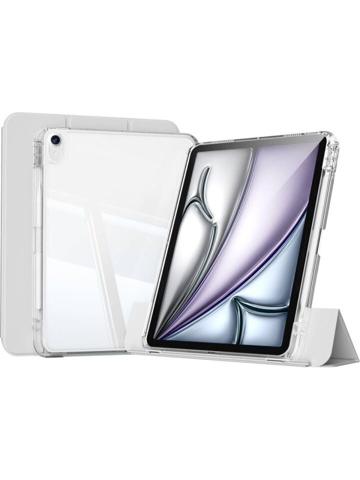 Apple iPad Pro 11 M5 (2025) i-Adapt Essential Ekran Koruyucu Stylus Kalem ve Kılıf Set Gri