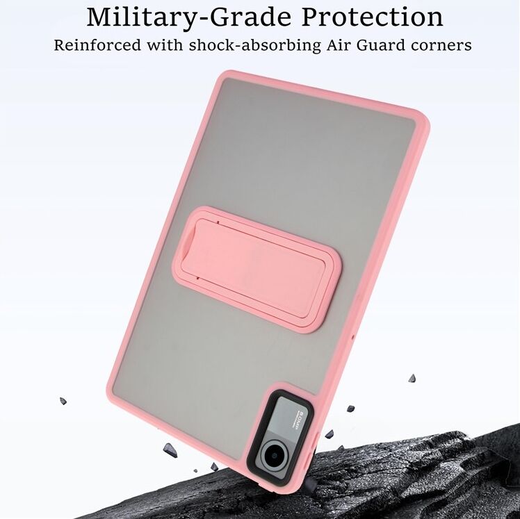 Redmi Pad Se (11 Inc) 2023 Yatay Stand Olabilen Antishock Köşe ve Kamera Korumalı Arka Yüzeyi Mat Threxi Kılıf