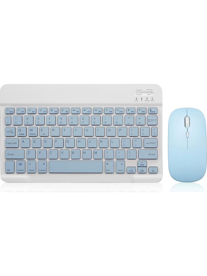 Five-E Samsung Galaxy S9 & S9 Fe SlatePro Yatay Standlı Türkçe Klavye Mouse Kalem ve Kılıf Seti SM-X710 SM-X510