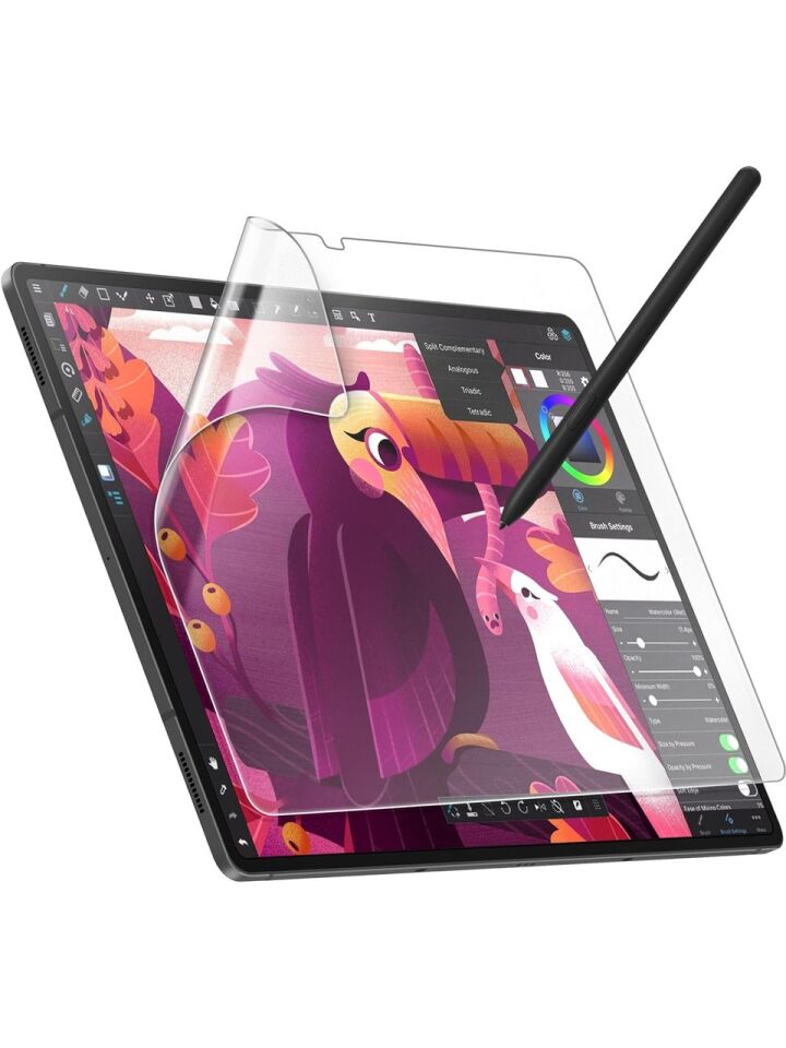 Apple iPad Air 13 M4 (2026) i-Adapt Essential Ekran Koruyucu Stylus Kalem ve Kılıf Set Gri