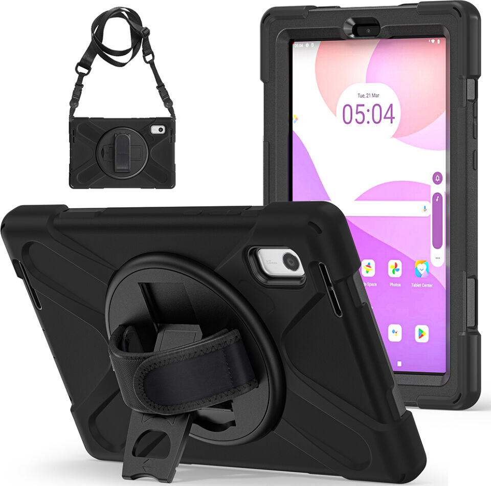 Lenovo Tab M9 Zırhlı Armour Defender Askılı Kılıf