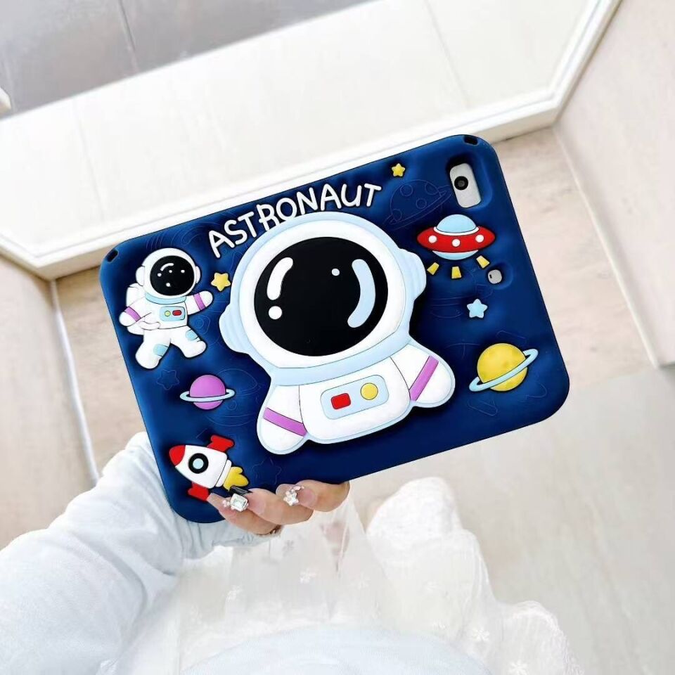Five-E Apple iPad Air 11 M4 (2026) Kalem Bölmeli Standlı ve Boyun Askılı Astral Çocuk Tablet Kılıf
