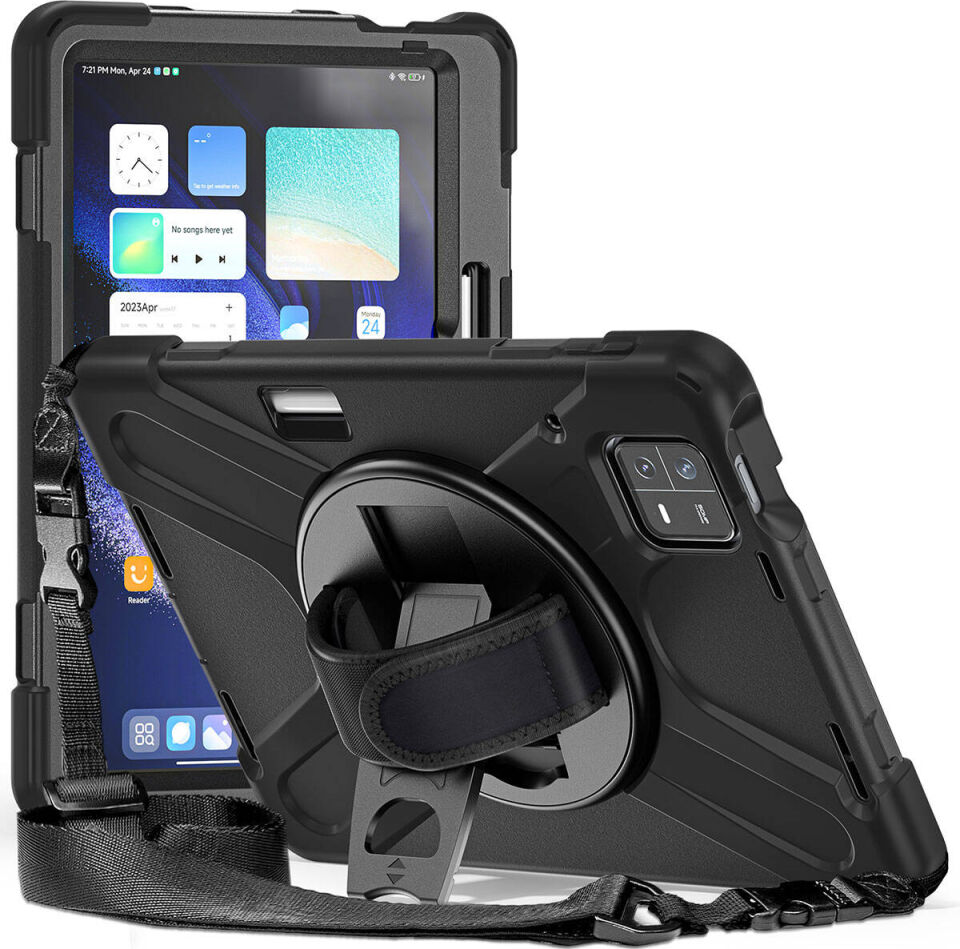 Xiaomi Pad 6 Zırhlı Armour Defender Askılı Kılıf