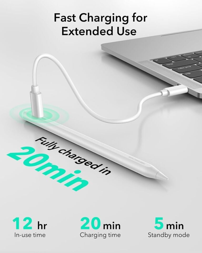 ESR Geo Apple iPad Find My Özellikli Type-C Şarj Girişli Dijital Dokunmatik Kalem