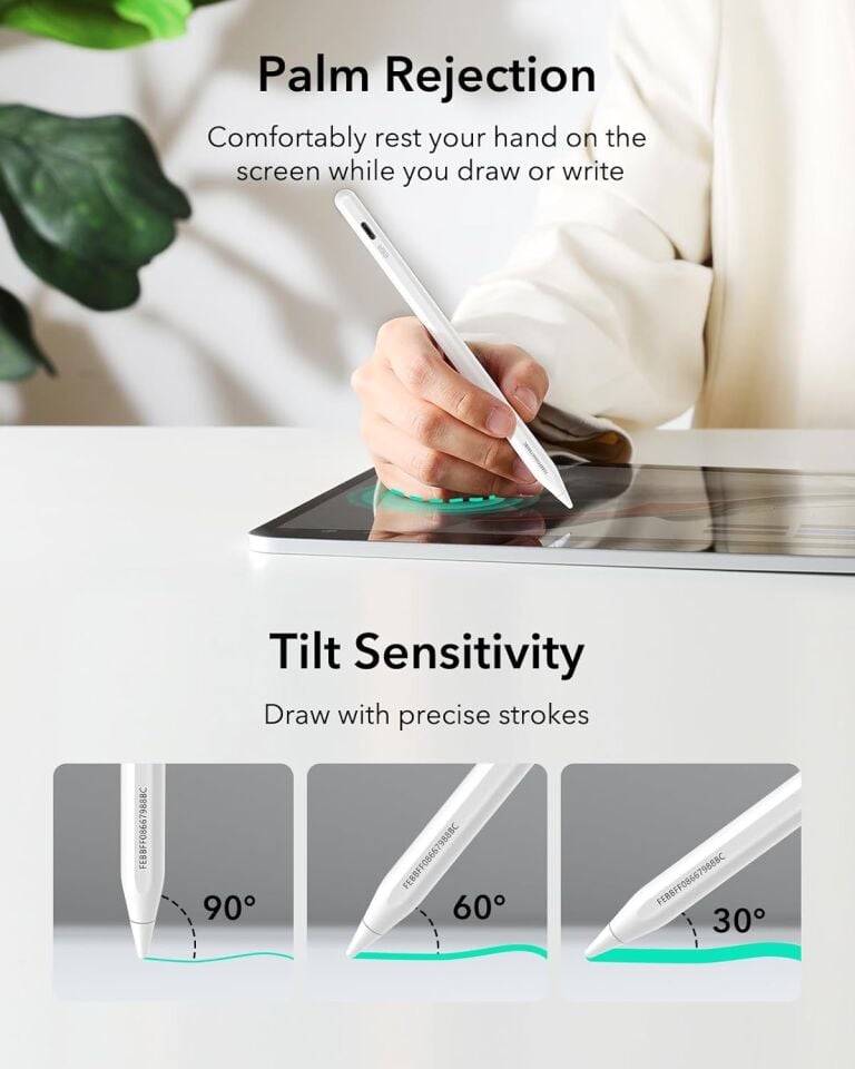 ESR Geo Apple iPad Find My Özellikli Type-C Şarj Girişli Dijital Dokunmatik Kalem
