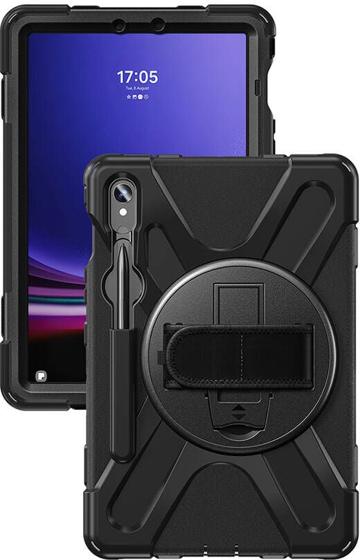 Samsung Galaxy Tab S9 Fe 2023 Zırhlı Armour Defender Askılı Kılıf Sm- X510 X516 X518