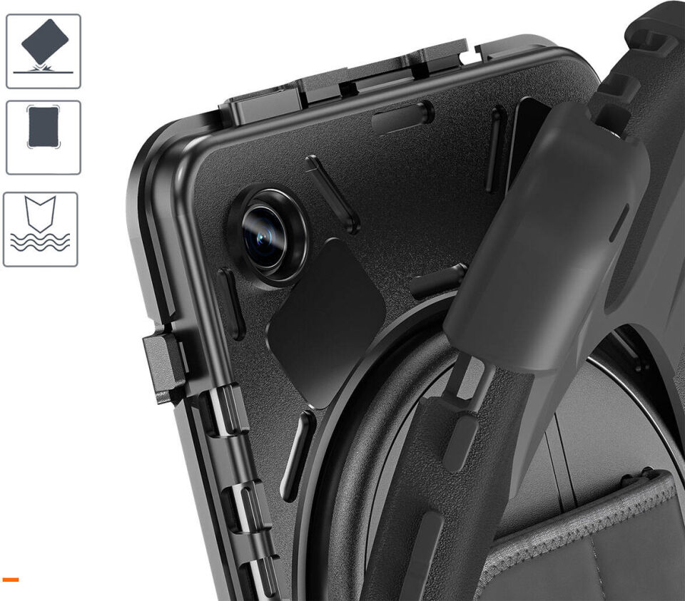 Samsung Galaxy Tab A9 Zırhlı Armour Defender Askılı Kılıf SM-X110