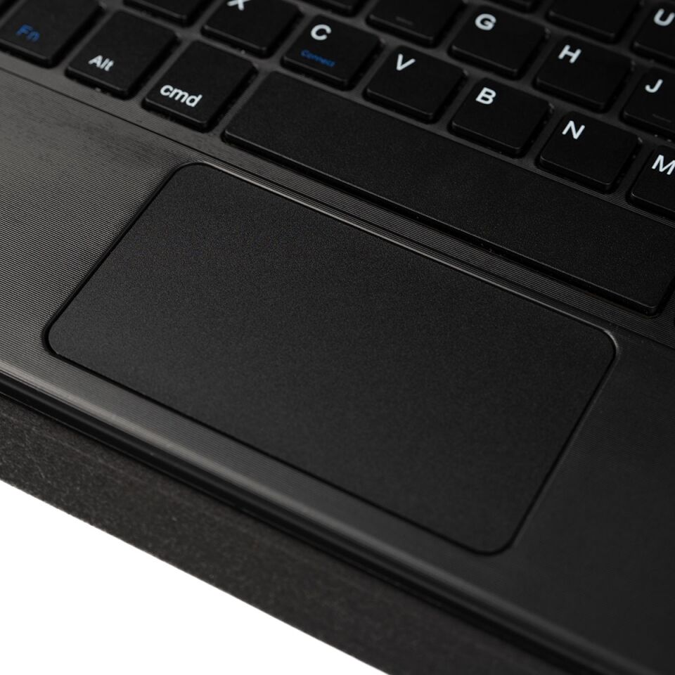 Samsung Galaxy Tab A11 Plus 2025 Darbeye Dayanıklı Kalemlikli Touchpadli Ingilizce Q Klavyeli 2 In 1 Protection Kılıf SM-X230