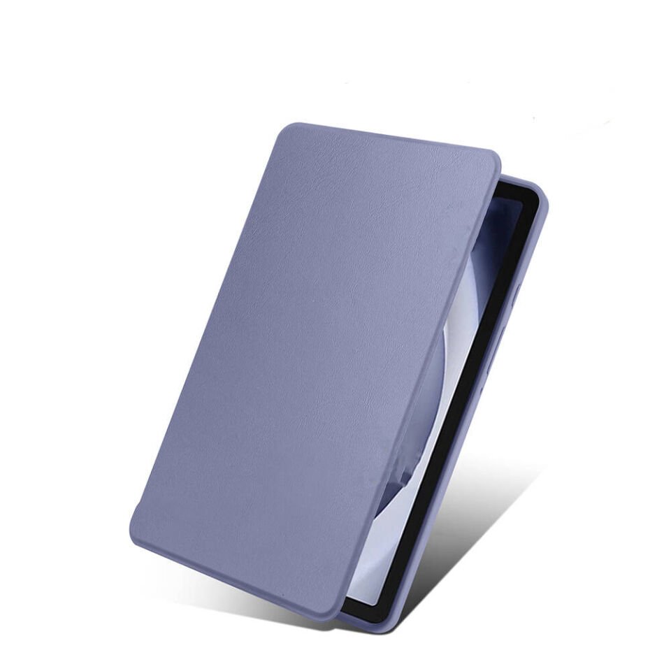 Samsung Galaxy Tab A9 Plus (11 inç) Yatay ve Dikey Standlı Dönebilen Kalemlikli Smart Thermix Kılıf SM- X210 X216 X218 Mor