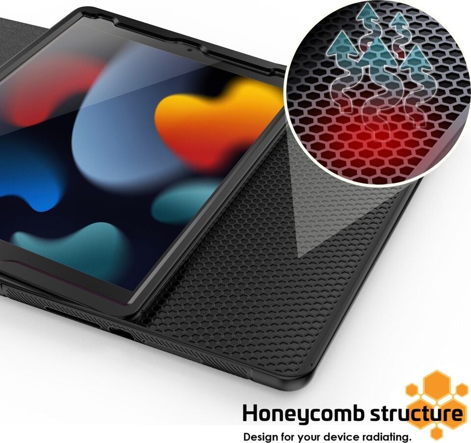 Five-E Apple iPad Pro 13 M5 (2025) Kartlıklı Multifonksiyonel Manyetik Standlı Kalemlikli Zırhlı Smart Kılıf