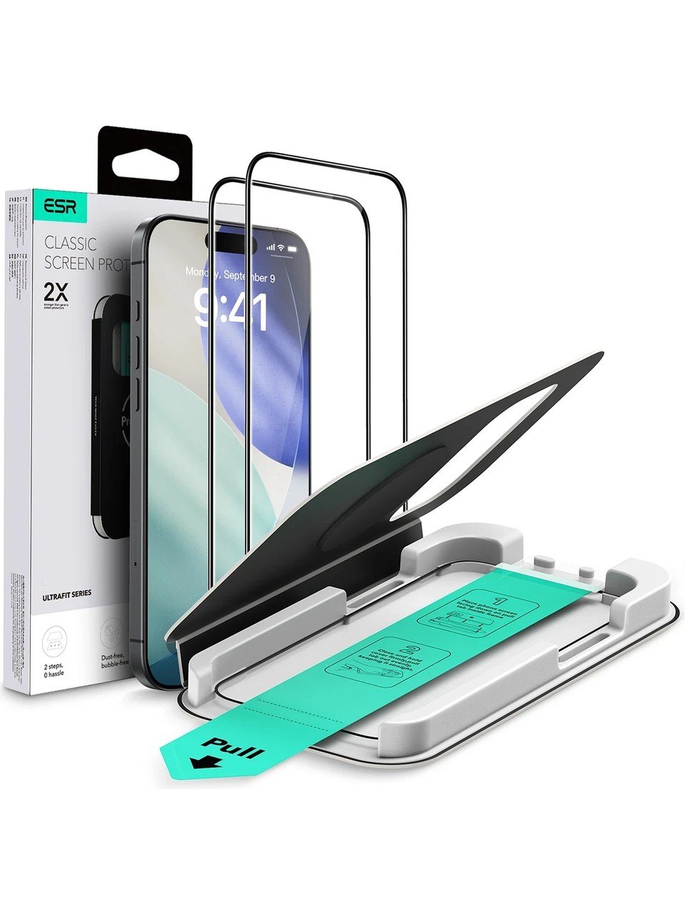 Apple iPhone UltraFit Classic 2 Adet Cam Ekran Koruyucu