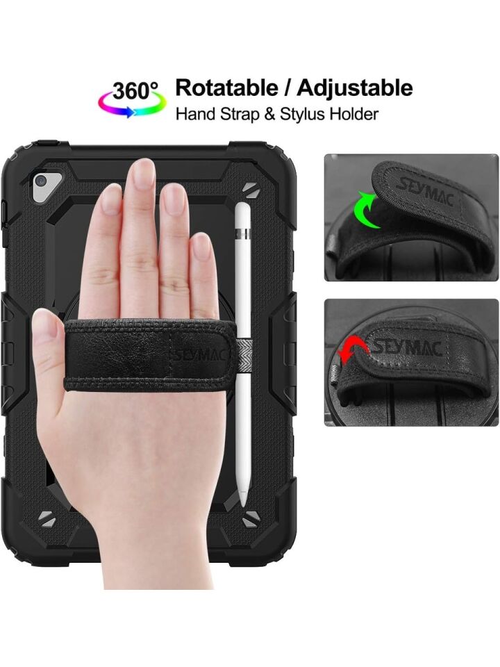  Apple iPad Mini 4 Nesil Zırhlı Armour Defender Askılı Kılıf A1538 A1550