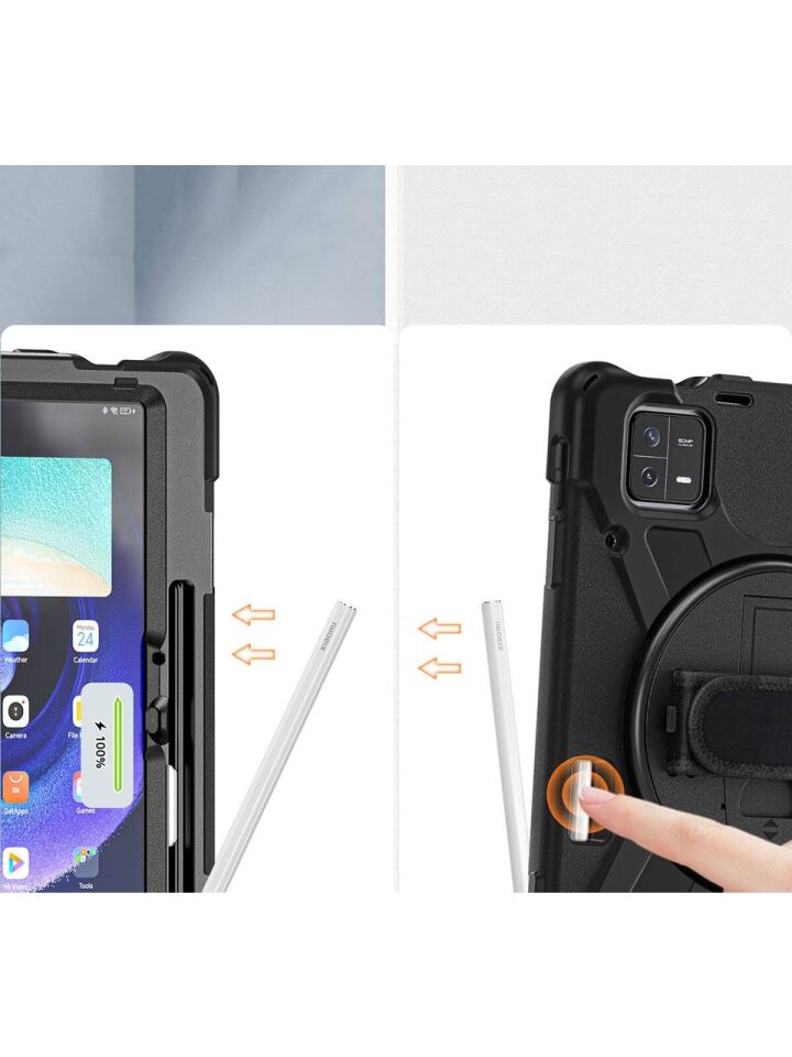  Xiaomi Pad 6 Pro Zırhlı Armour Defender Askılı Kılıf
