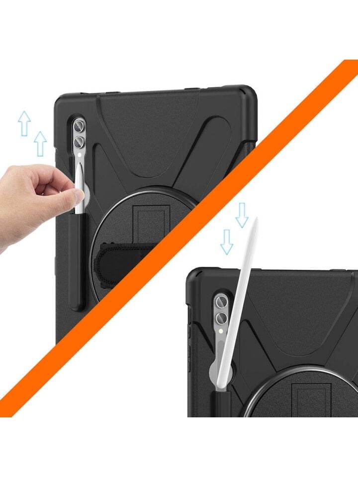  Samsung Galaxy Tab S8 Ultra Zırhlı Armour Defender Askılı Kılıf Sm - X900