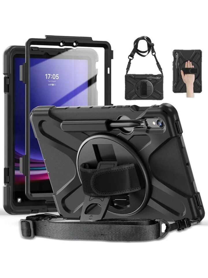  Samsung Galaxy Tab S9 2023 Zırhlı Armour Defender Askılı Kılıf Sm - X710 X716