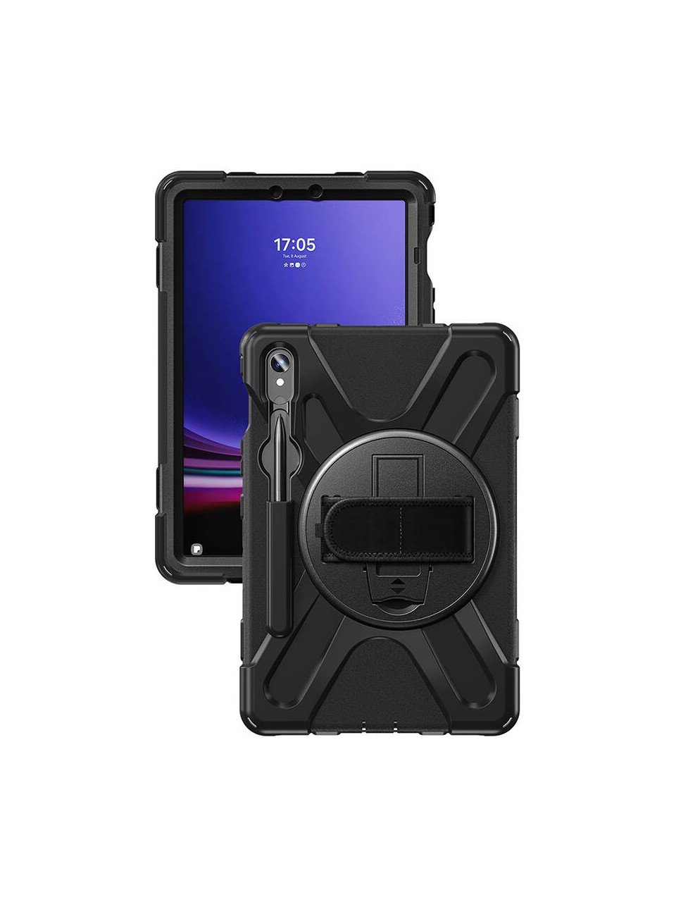  Samsung Galaxy Tab S9 Fe 2023 Zırhlı Armour Defender Askılı Kılıf Sm- X510 X516 X518