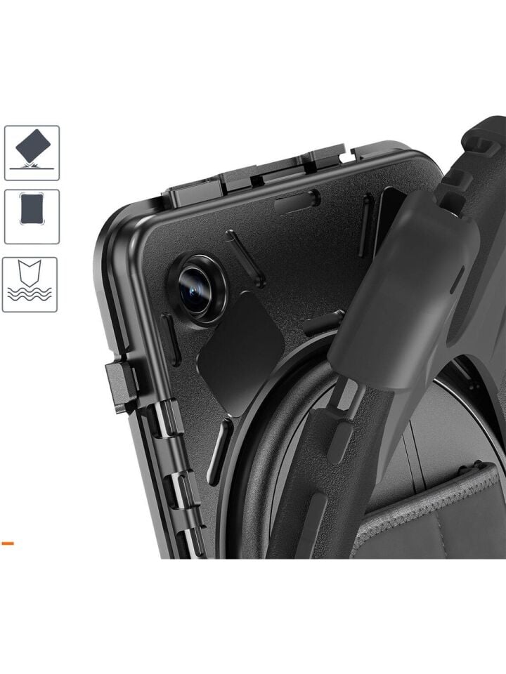  Samsung Galaxy Tab A9 Zırhlı Armour Defender Askılı Kılıf SM-X110