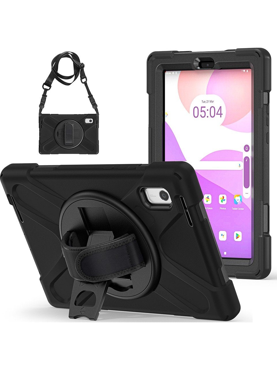  Lenovo Tab M9 Zırhlı Armour Defender Askılı Kılıf