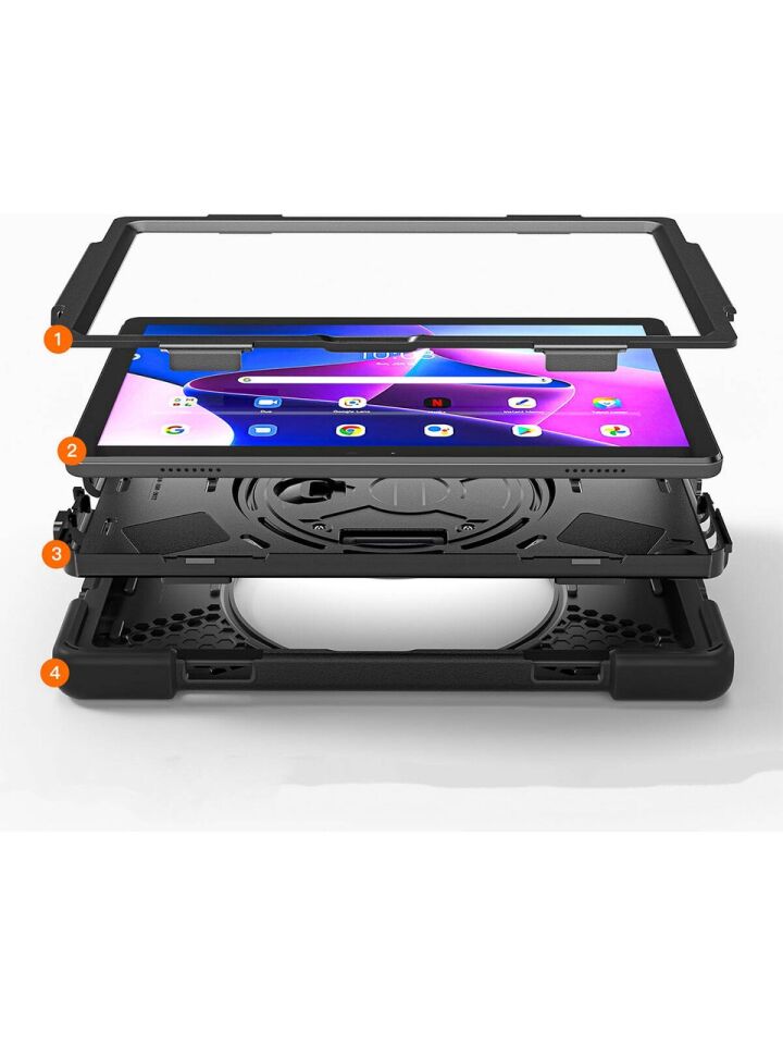  Lenovo M10 TB-328 Zırhlı Armour Defender Askılı Kılıf