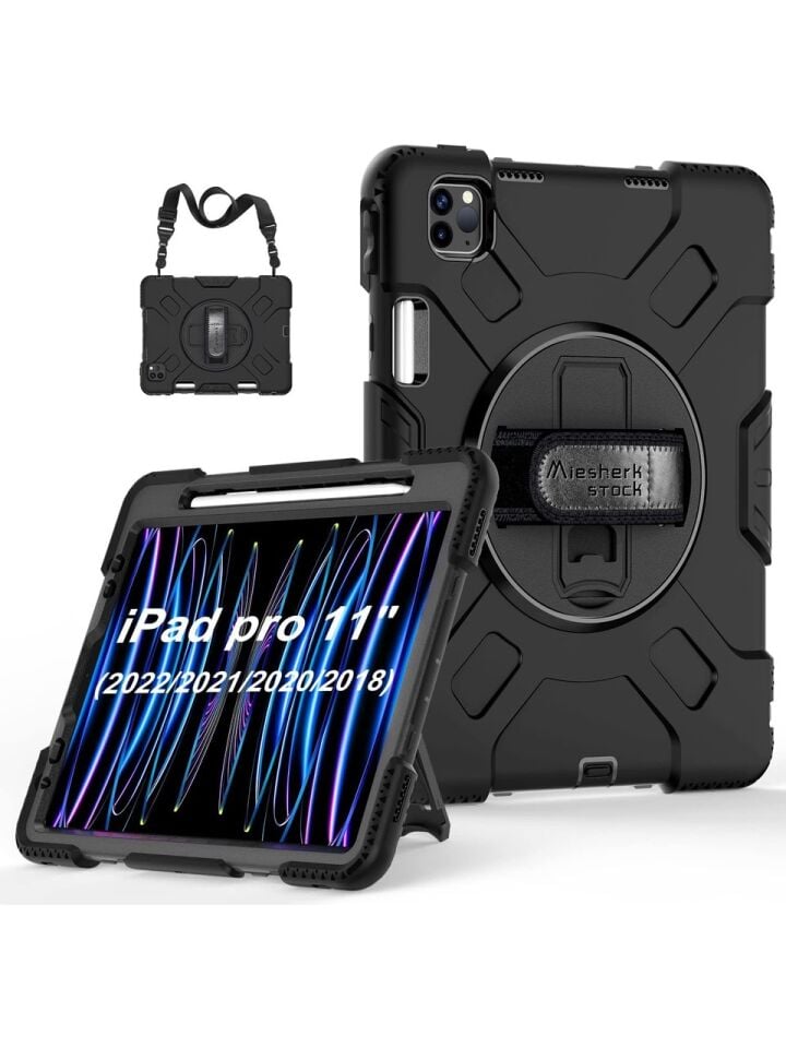  Apple iPad Pro 11 (2020) 2. Nesil Zırhlı Armour Defender Askılı Kılıf A2228 A2068 A2230 A2231