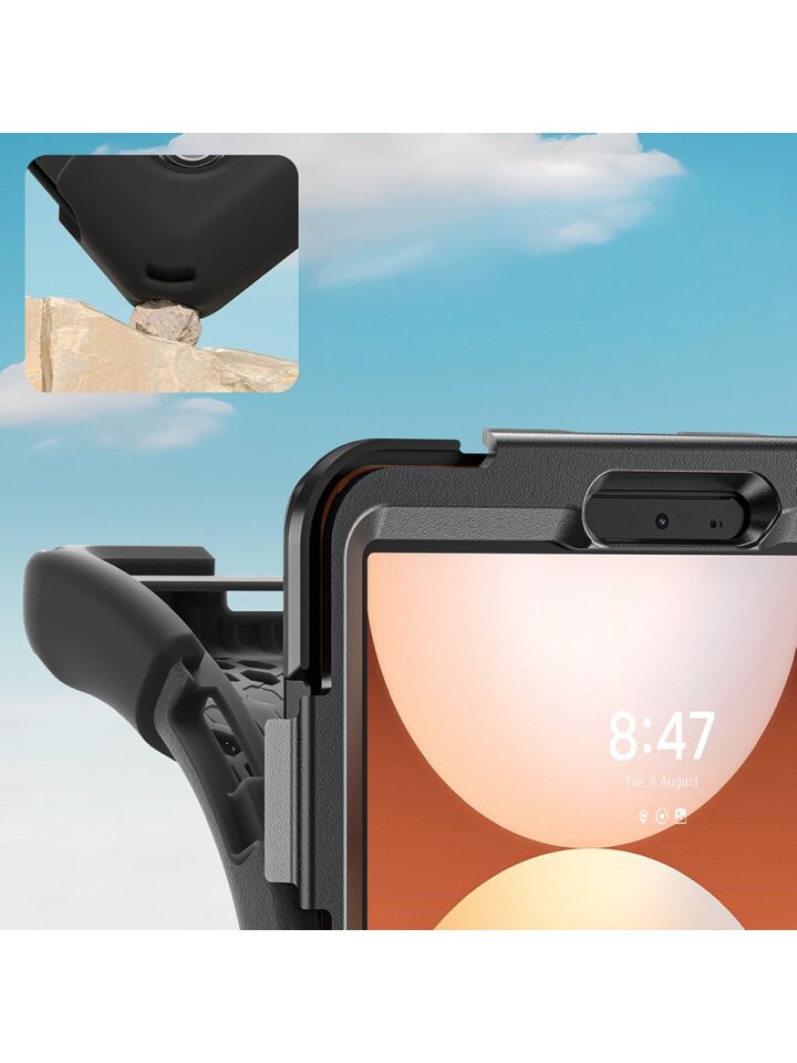  Samsung Galaxy Tab A11 8.7 Inc 2025 Zırhlı Armour Defender Askılı Kılıf Sm- X310