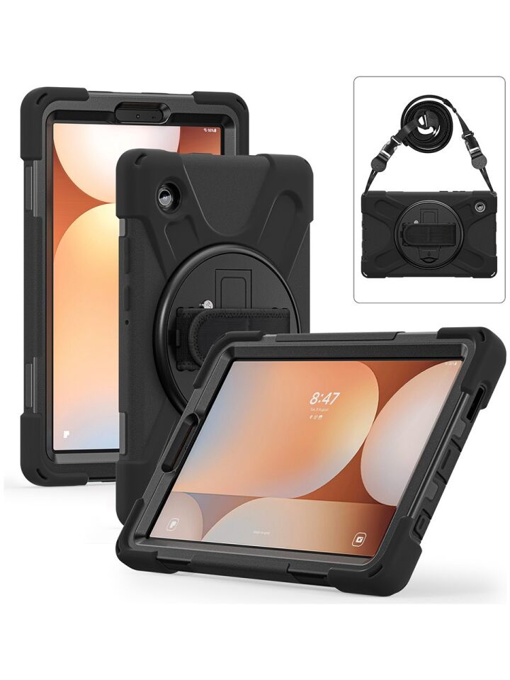  Samsung Galaxy Tab A11 Plus 2025 Zırhlı Armour Defender Askılı Kılıf Sm- X520