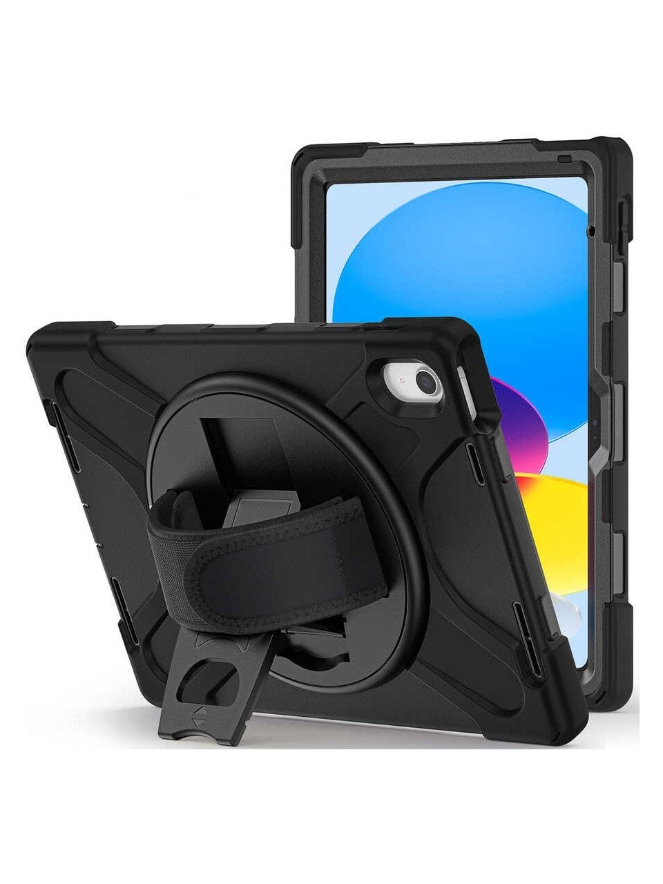  Apple iPad 11. Nesil (A16) 11 Inc 2025 Zırhlı Armour Defender Askılı Kılıf