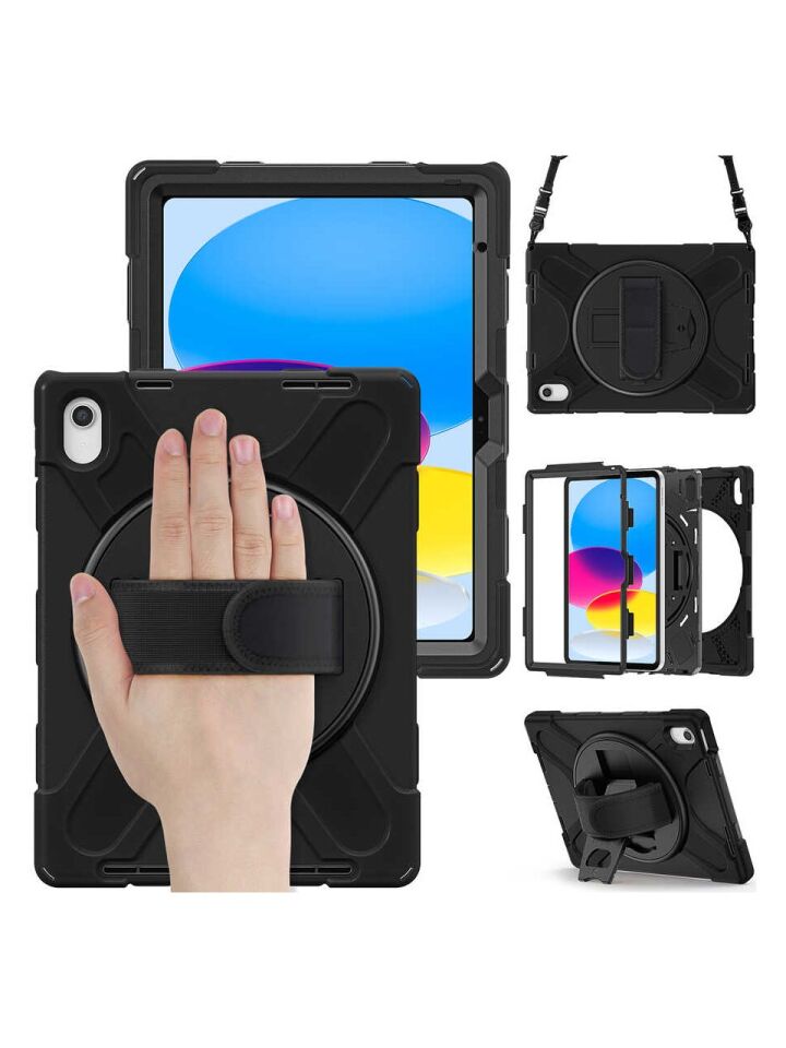  Apple iPad 11. Nesil (A16) 11 Inc 2025 Zırhlı Armour Defender Askılı Kılıf