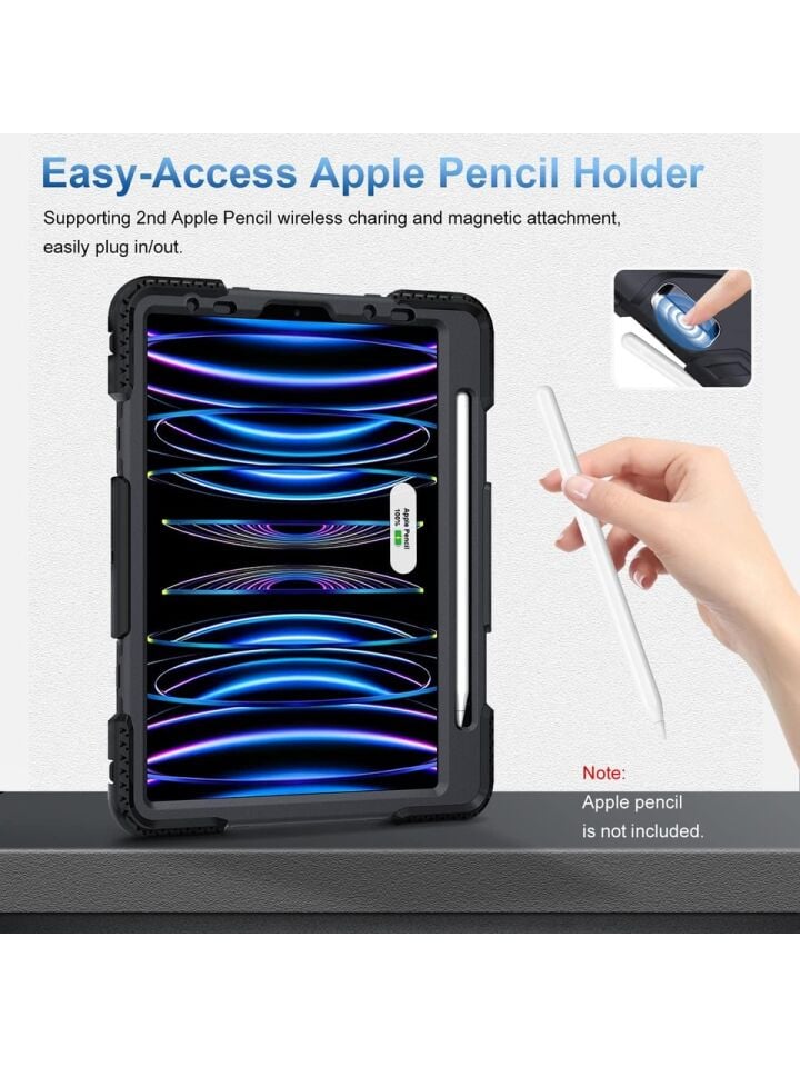  Apple iPad Pro 11 M5 (2025) Zırhlı Armour Defender Askılı Kılıf
