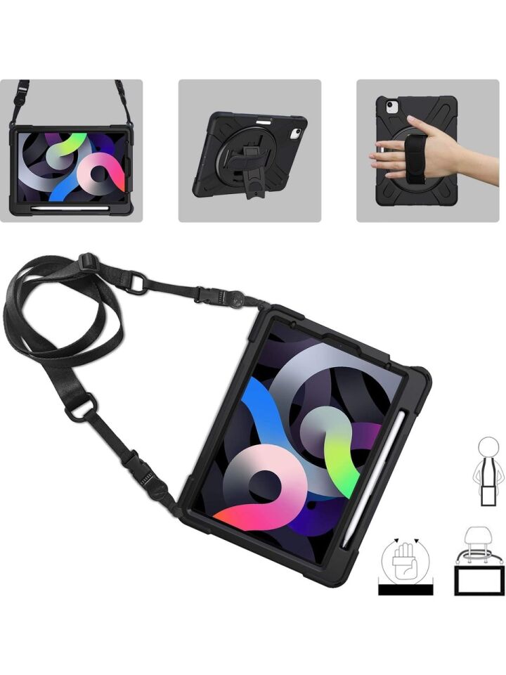  Apple iPad Air 13 M3 (2025) Zırhlı Armour Defender Askılı Kılıf