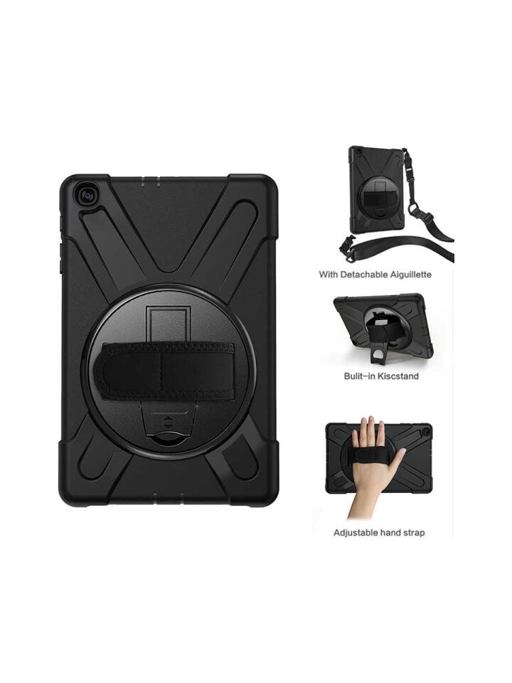  Samsung Galaxy Tab A Zırhlı Armour Defender Askılı Kılıf Sm - T510