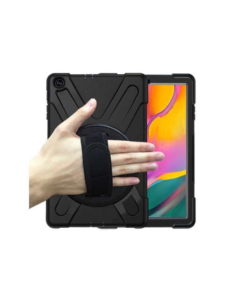  Samsung Galaxy Tab A Zırhlı Armour Defender Askılı Kılıf Sm - T510