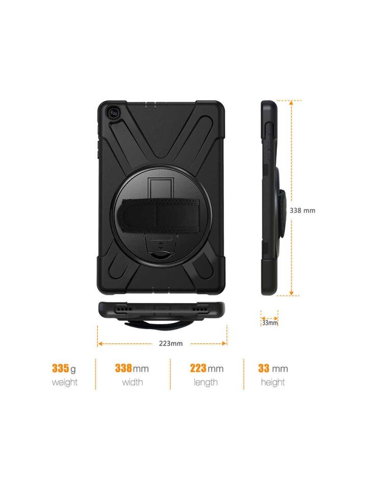  Samsung Galaxy Tab A Zırhlı Armour Defender Askılı Kılıf Sm - T510