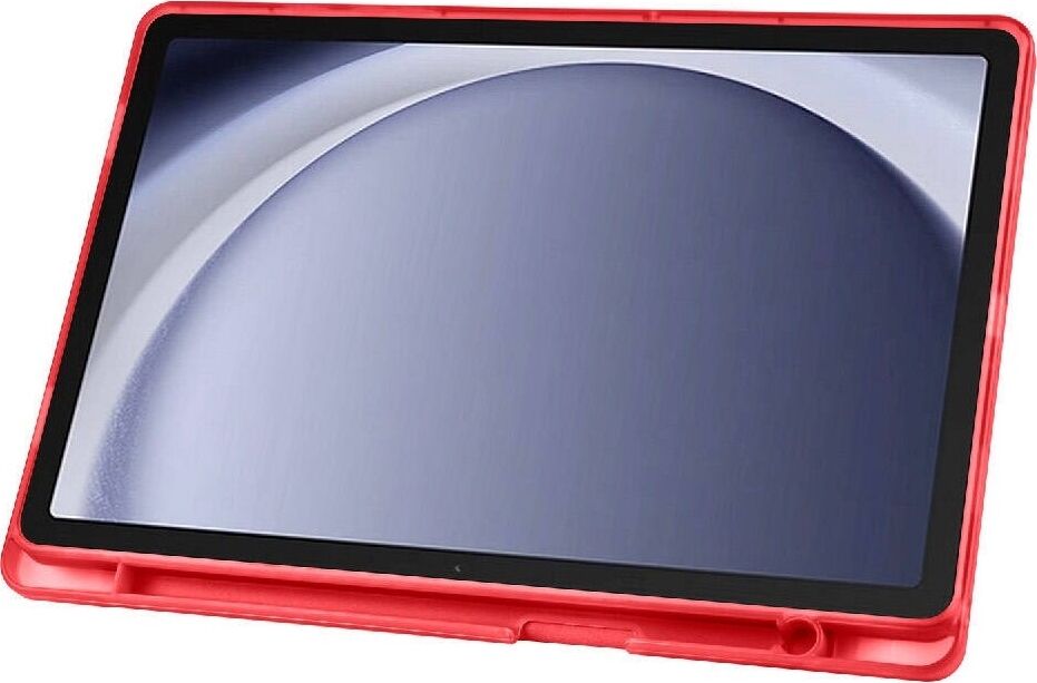 Samsung Galaxy Tab A11 8.7 Inc Uyumlu Yatay ve Dikey Standlı Antişok Köşe Korumalı Kalemlikli Origami Slikon Kılıf X130
