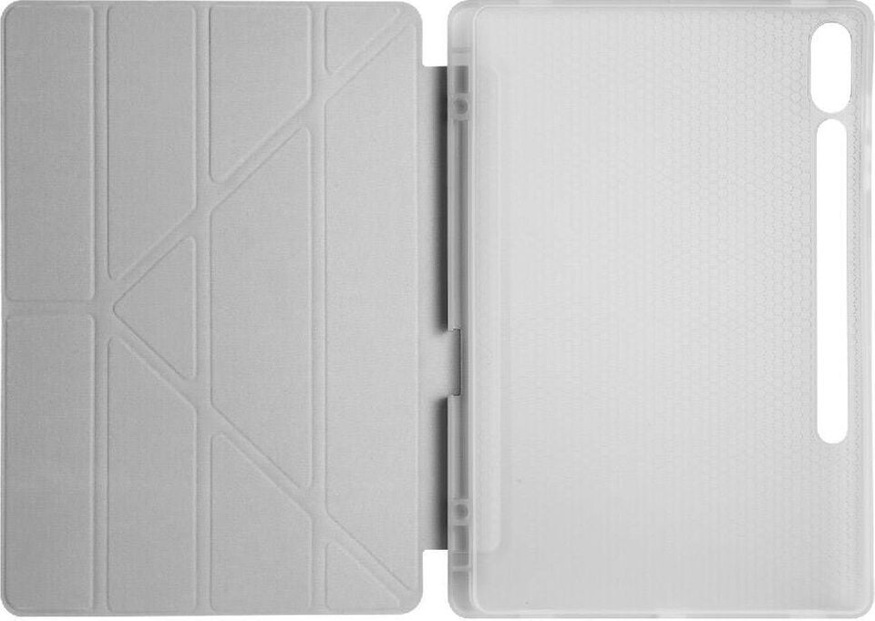 Samsung Galaxy Tab S10 Fe 2025 Yatay ve Dikey Standlı Antişok Köşe Korumalı Kalemlikli Origami Slikon Kılıf Sm- X520