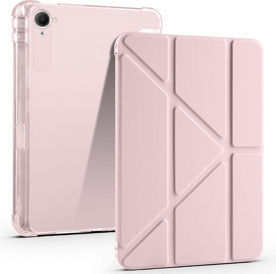 Xiaomi Redmi K Pad 8.8 Inc Yatay ve Dikey Standlı Antişok Köşe Korumalı Kalemlikli Origami Slikon Kılıf