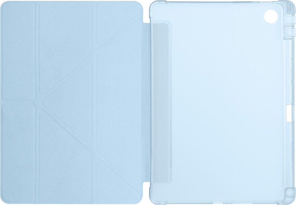 Lenovo Tab TB-311FU Yatay ve Dikey Standlı Antişok Köşe Korumalı Kalemlikli Origami Slikon Kılıf