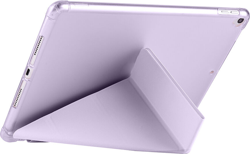 Apple iPad Pro 10.5 Inc (2017) Yatay ve Dikey Standlı Antişok Köşe Korumalı Kalemlikli Origami Slikon Kılıf A1701 A1709