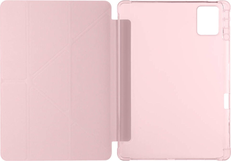 Lenovo M11 TB-330FU Yatay ve Dikey Standlı Antişok Köşe Korumalı Kalemlikli Origami Slikon Kılıf