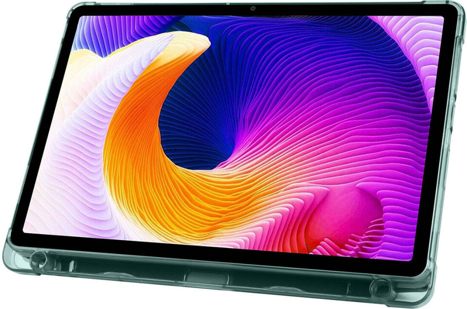 Xiaomi Redmi Pad Se (11INC 2023) Uyumlu Yatay ve Dikey Standlı Antişok Köşe Korumalı Kalemlikli Origami Slikon Kılıf