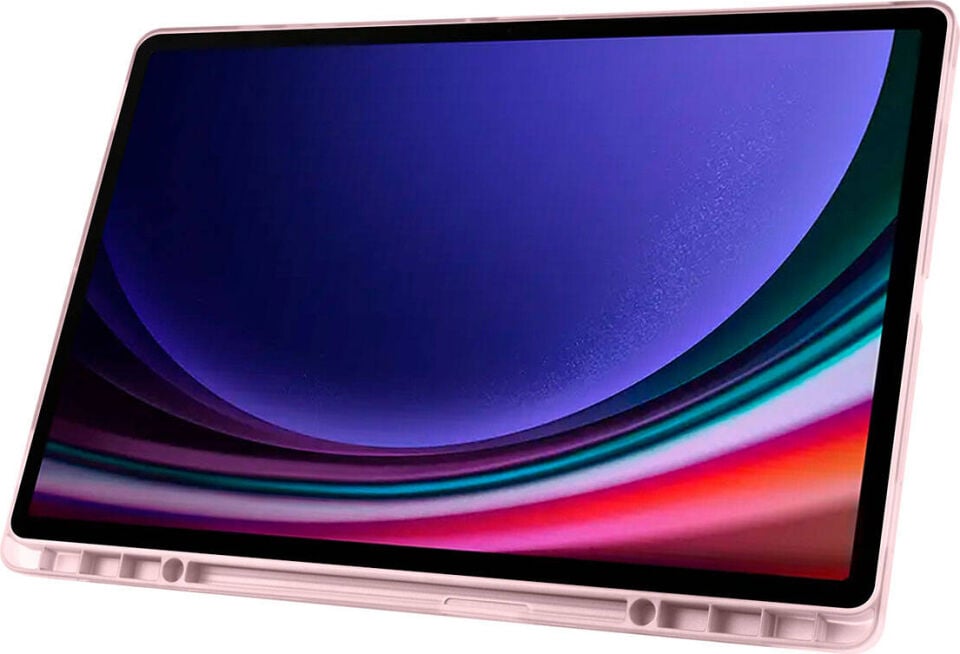 Samsung Galaxy Tab S7 2020 Yatay ve Dikey Standlı Antişok Köşe Korumalı Kalemlikli Origami Slikon Kılıf Sm- T870 T875 T878