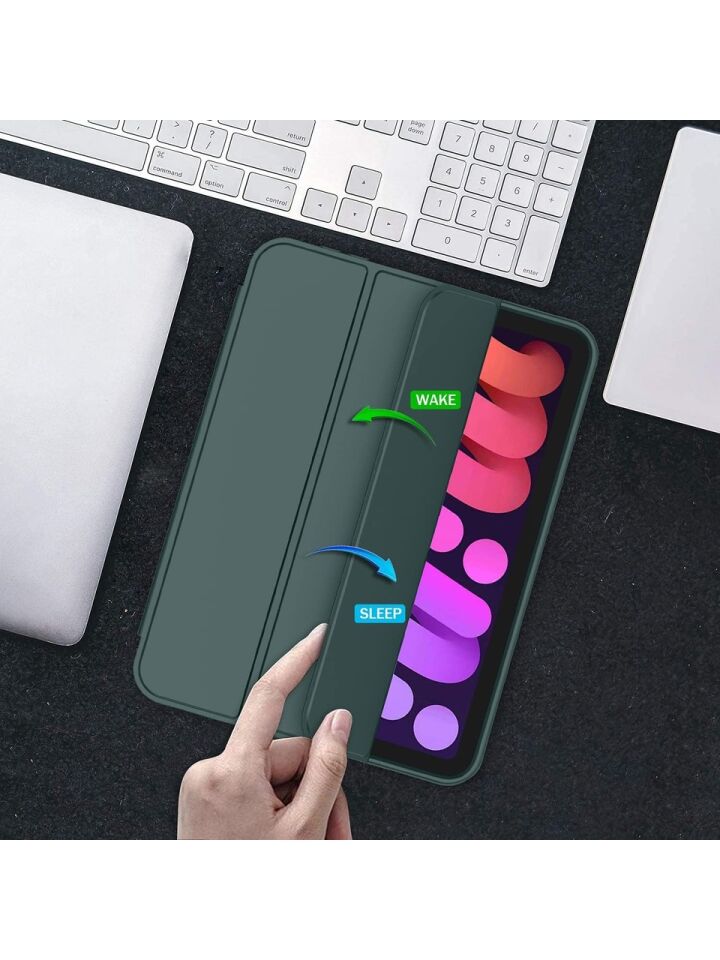 Apple iPad Mini 6 Kalemlikli Uyku Modlu Yatay Standlı Stromix Smart Kılıf