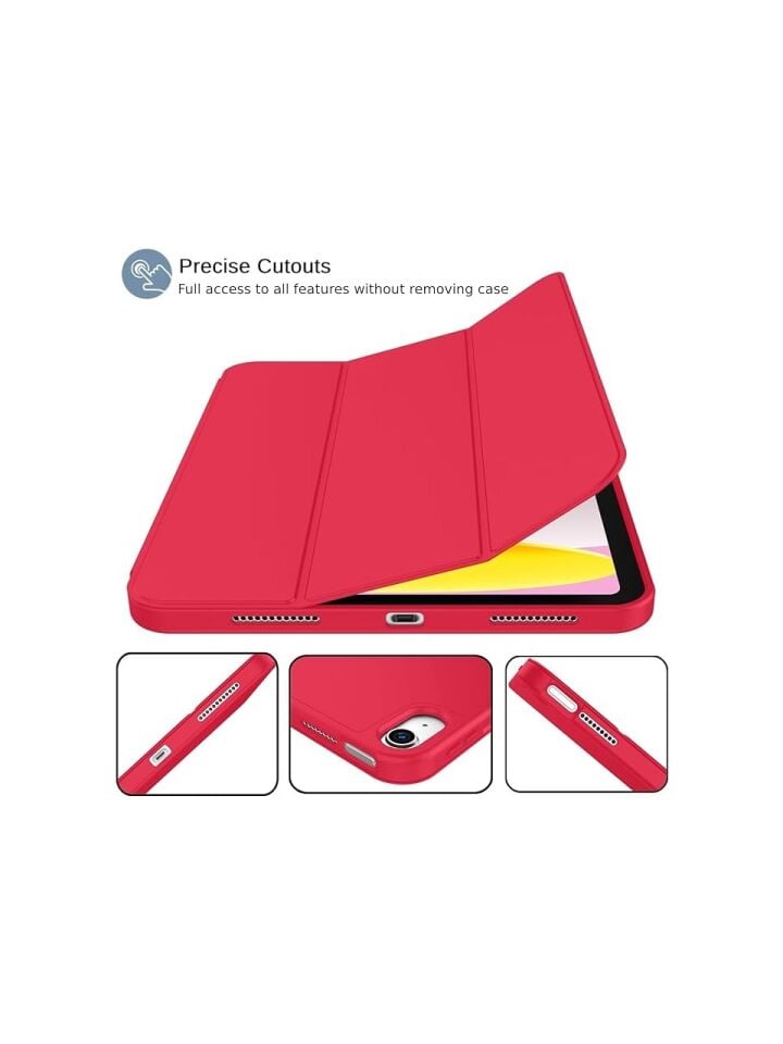 Apple iPad 10. Nesil 10.9 (2022) Kalemlikli Yatay Standlı Stromix Smart Kılıf A2696 A2757 A2777 A3162