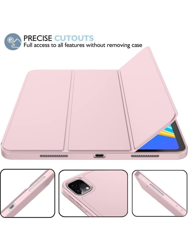 Apple iPad Pro 11 (2020) 2. Nesil Kalemlikli Yatay Standlı Stromix Smart Kılıf A2228 A2068 A2230 A2231