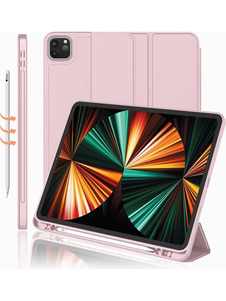 Apple iPad Pro 11 (2022) 4. Nesil Kalemlikli Yatay Standlı Stromix Smart Kılıf A2378 A2461 A2379 A2462